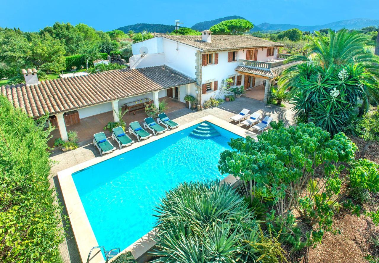 Owl Booking Villa La Font - Relax With A Big Pool Pollenca Bagian luar foto
